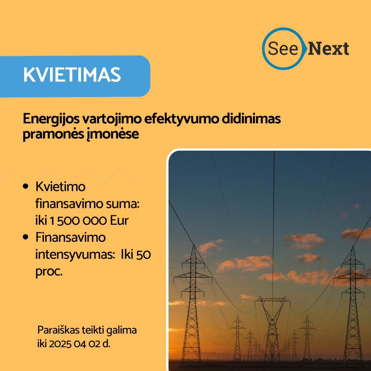 ENERGIJOS VARTOJIMO EFEKTYVUMO DIDINIMAS PRAMONĖS ĮMONĖSE